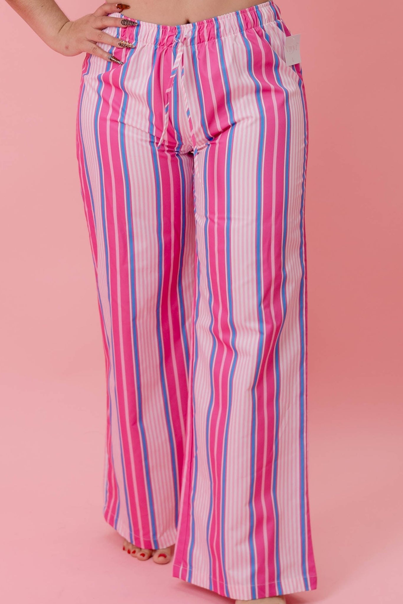 LINE PINK PANT