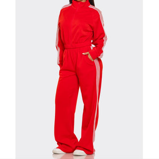 STRIPED PANT SET