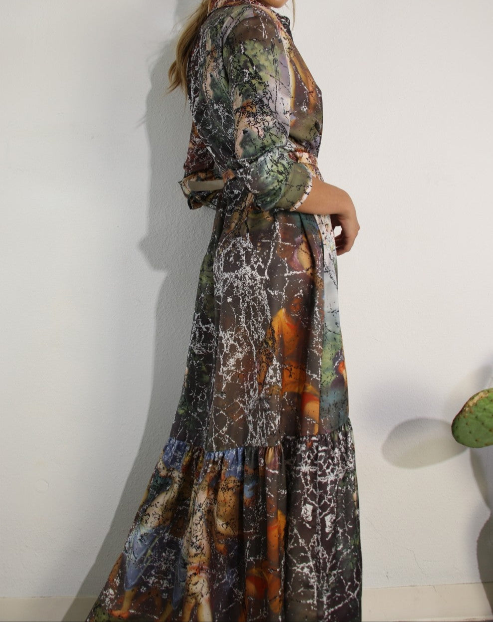 PRINTED MAXI DRESS