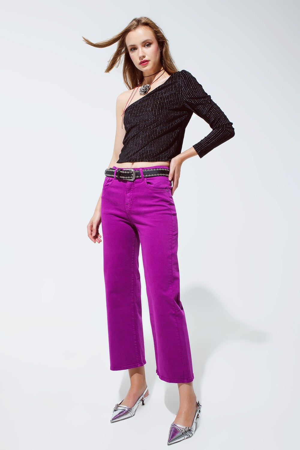 JEANS DE DENIM VIOLETA