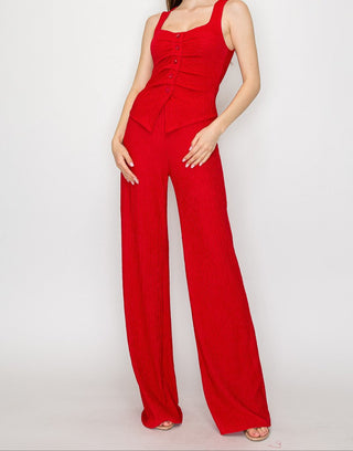 RED PANT SET