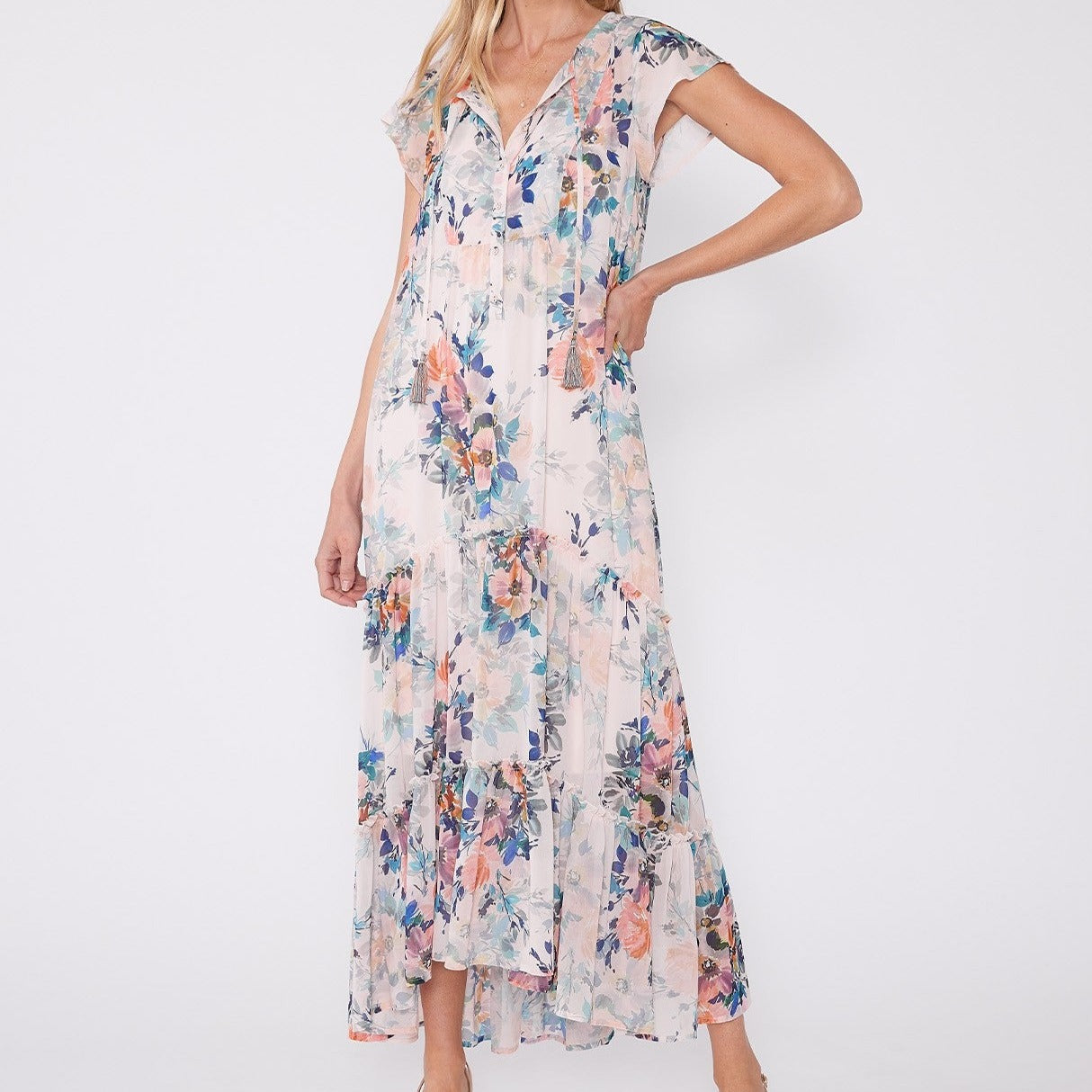 FLORAL MAXI DRESS