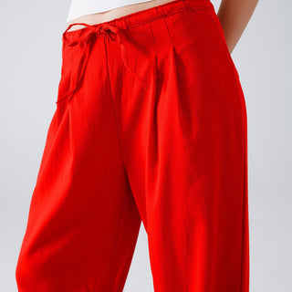 RELAXED RED PANT