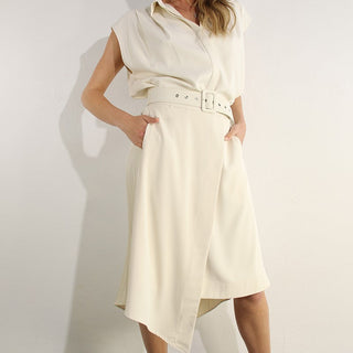 ASYMMETRIC SHIRT SET