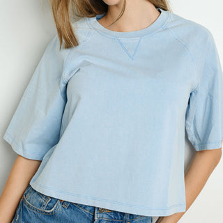 BABY BLUE CROP