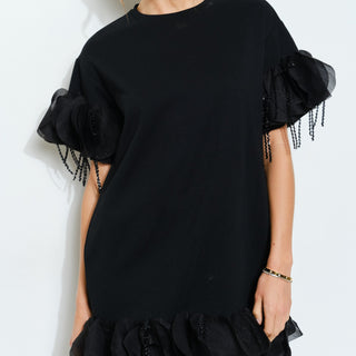 CIRCULAR MINI DRESS