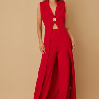 RED PANT SET
