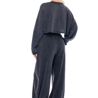 CHARCOAL PANT SET