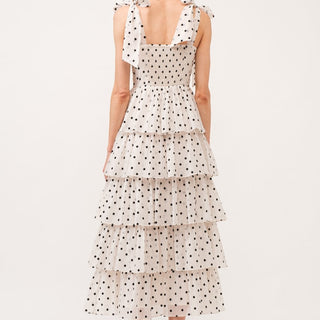 POLKA MAXI DRESS