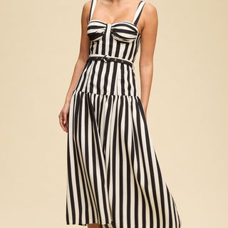 STRIPE MAXI DRESS