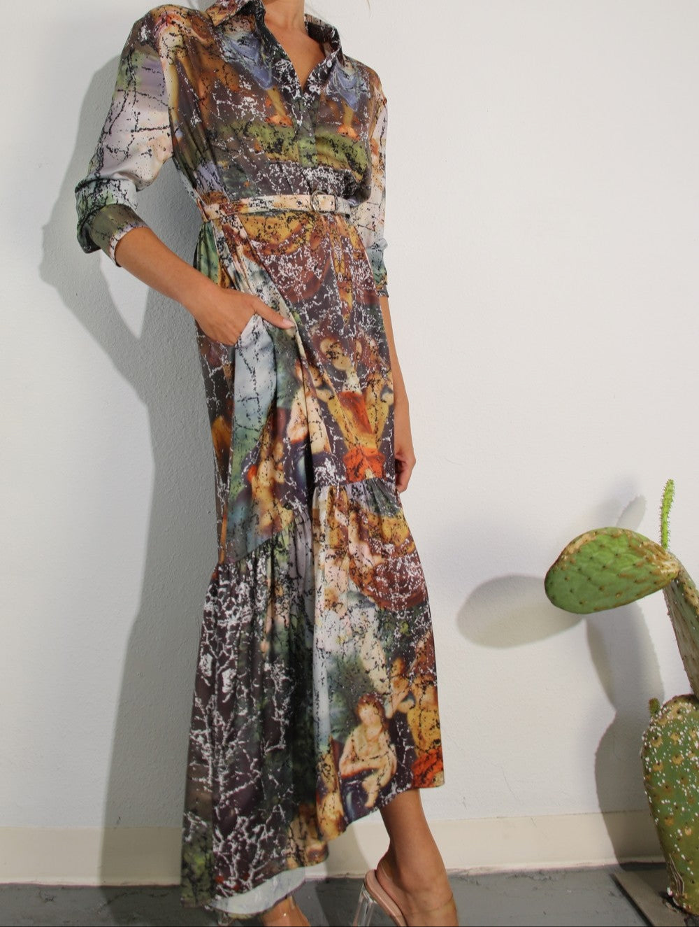 PRINTED MAXI DRESS