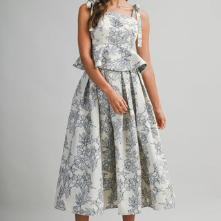 FLORAL SKIRT SET