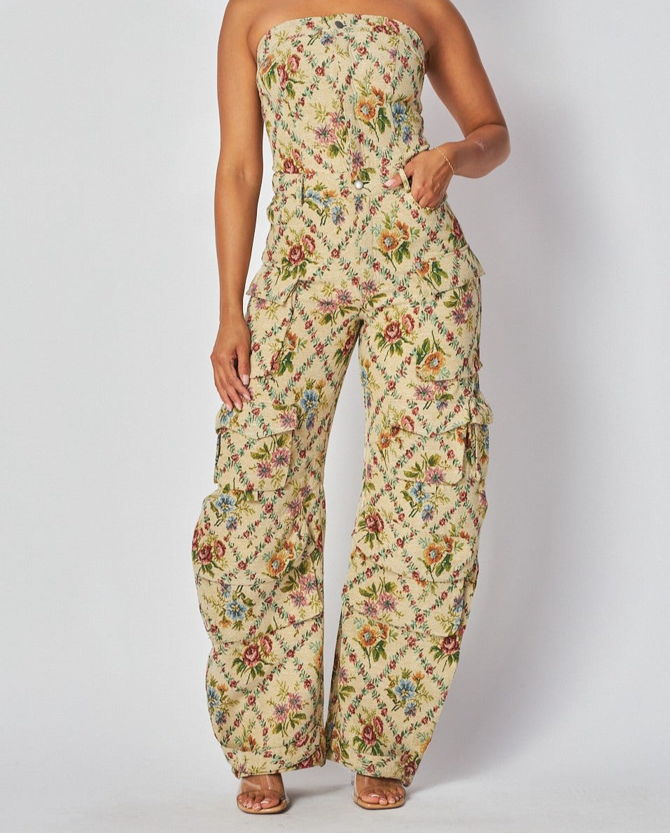 FLOWER JUMPSUIT