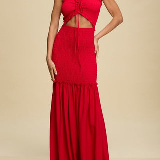 RUFFLE DRESS