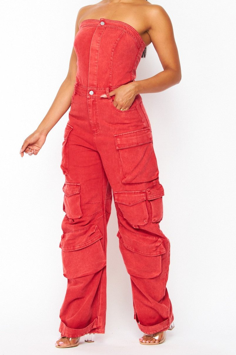 RED JUMPSUIT