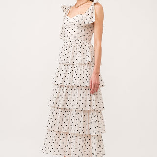 POLKA MAXI DRESS