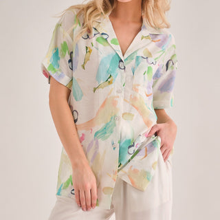 FLORAL PRINT BLOUSE