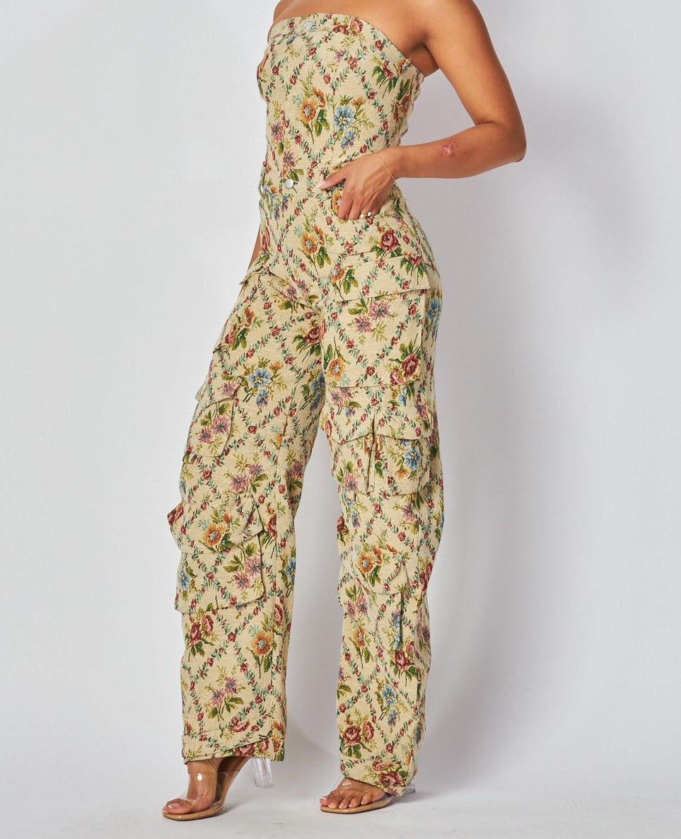 FLOWER JUMPSUIT