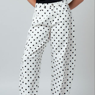 DOTS WHITE JEANS