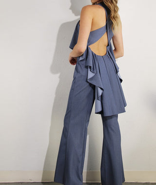 RUFFLE JUMPSUIT