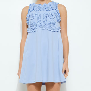 BABY BLUE MINI DRESS