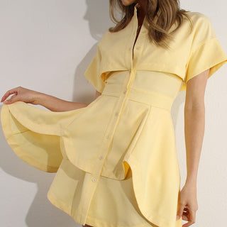 SLEEVE MINI DRESS