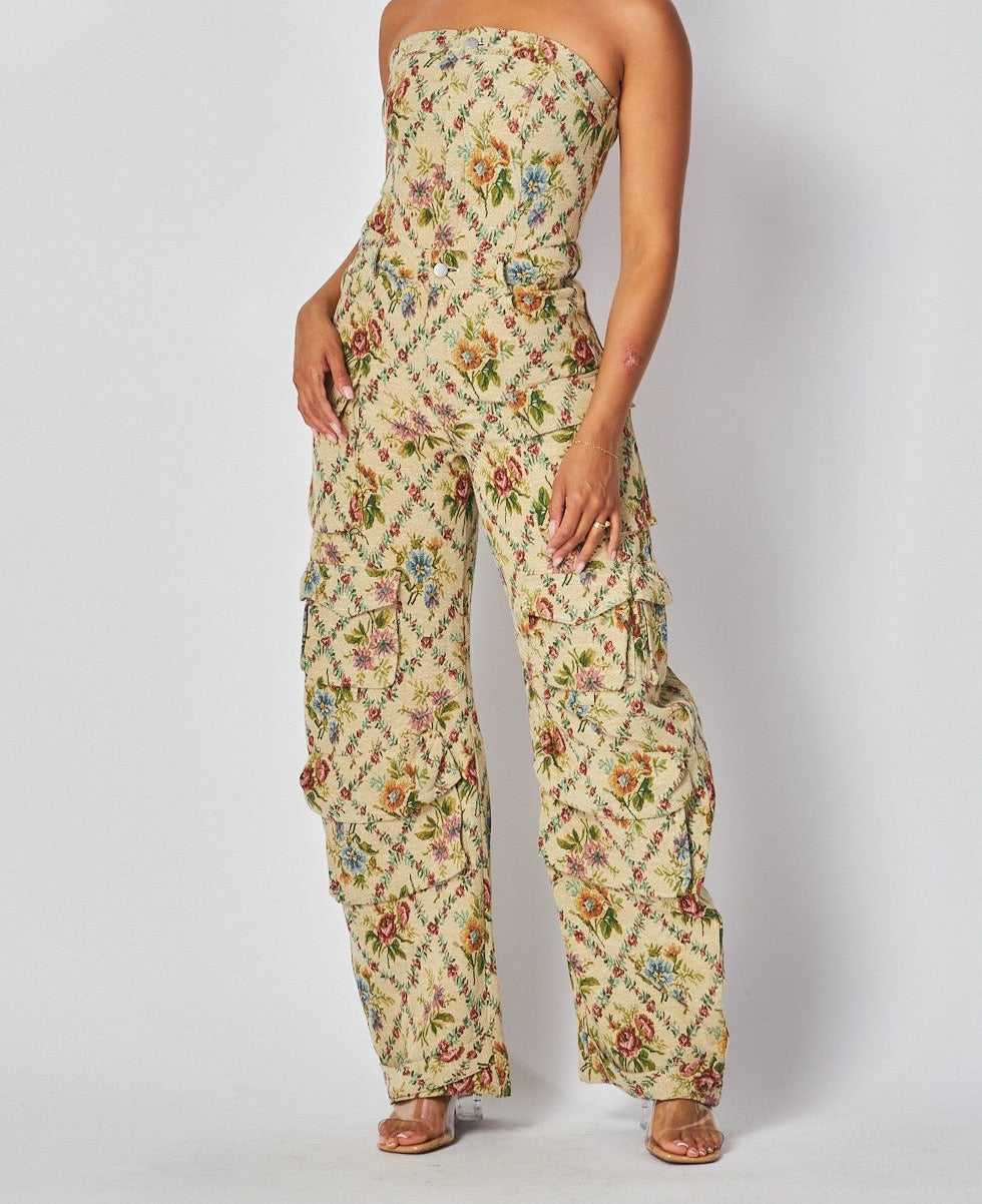 FLOWER JUMPSUIT