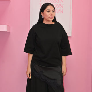 ENCAJE SATIN BLOUSE
