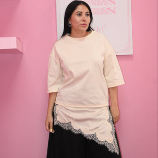 ENCAJE SATIN BLOUSE