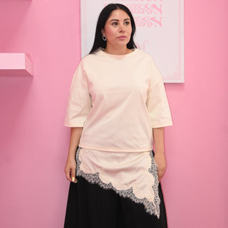 ENCAJE SATIN BLOUSE