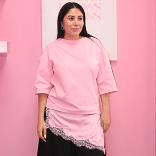 ENCAJE SATIN BLOUSE