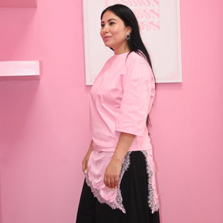 ENCAJE SATIN BLOUSE