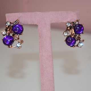 PURPLE EARRING