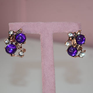 PURPLE EARRING