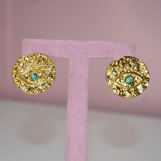 EYE BLUE EARRING