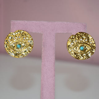 EYE BLUE EARRING