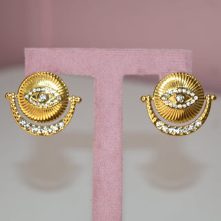 EYE GOLD EARRING