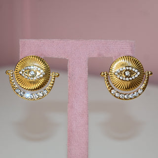EYE GOLD EARRING