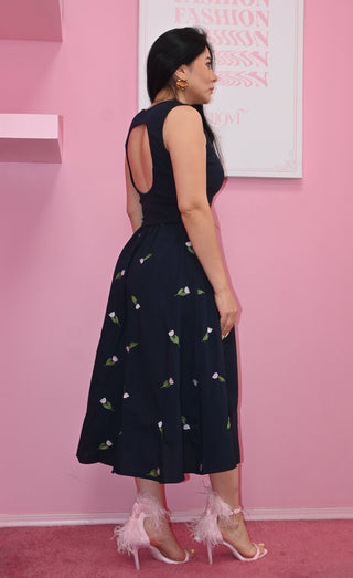 BLUE FLOWER DRESS