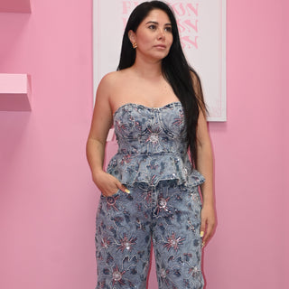 SEQUIN STRAPLE SET
