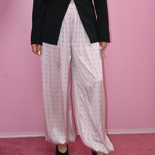PINK ROSE DOT PANT