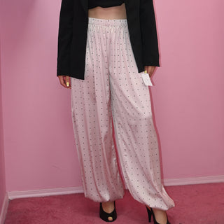 PINK ROSE DOT PANT
