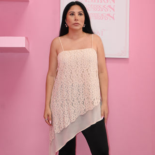 NUDE ENCAJE TOP