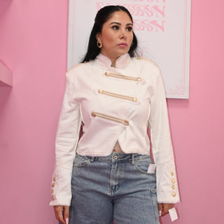 WHITE NAPOLEON JACKET