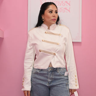 WHITE NAPOLEON JACKET