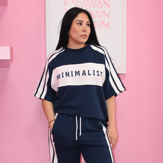 NAVY PANT SET