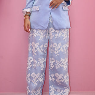 BABY BLUE COAT SET