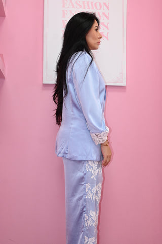 BABY BLUE COAT SET