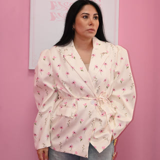 FLOWER NUDE COAT