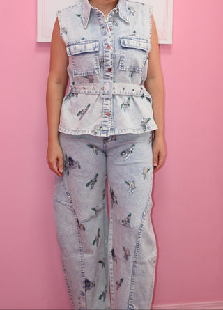 LIGHT SEQUIN SET
